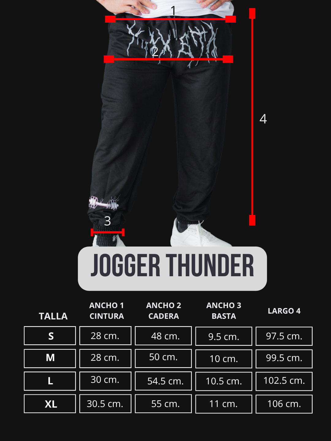 Jogger Apache Thunder | Unisex - Imagen 4