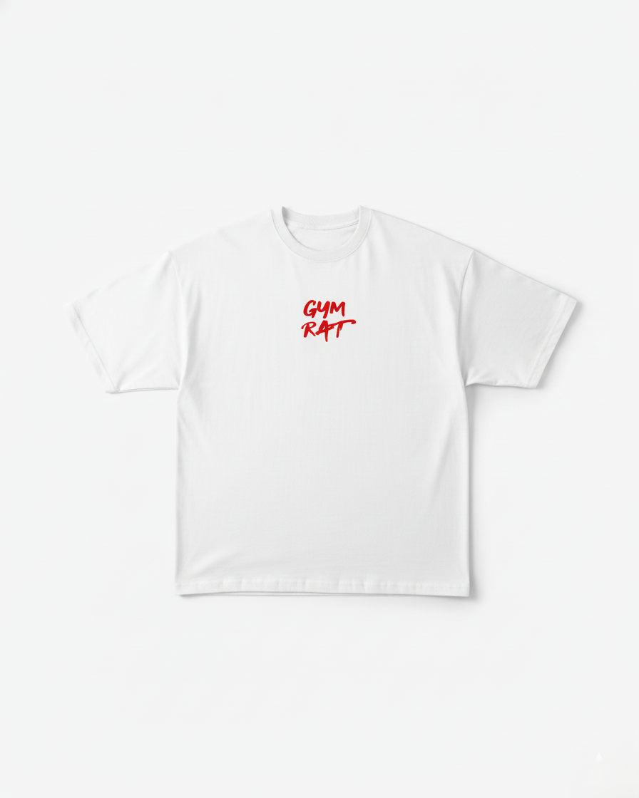 Polo Blanco Gym Rat 2.0 | Unisex - Imagen 2