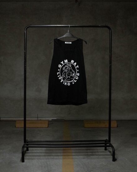 Bividi Negro Gym Rat para Hombre