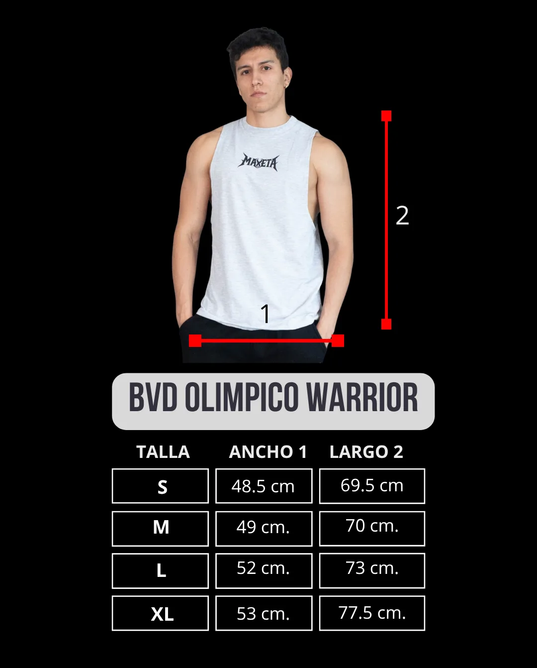 BVD Olímpico Warrior Gárgola - Imagen 4