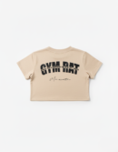 Crop Beige Gym Rat | Mujer