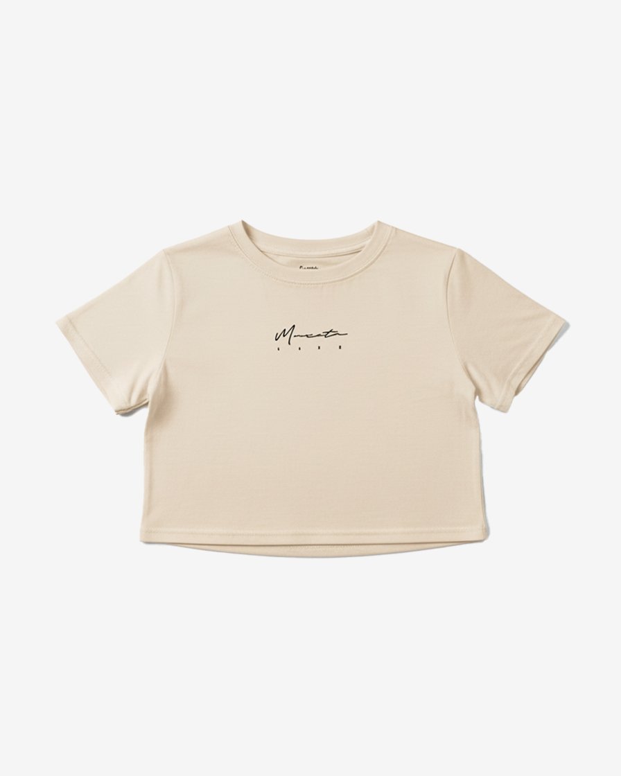 Crop Beige Womens Gym Rat 2.0 | Mujer