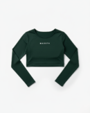 Crop Verde Compression | Mujer