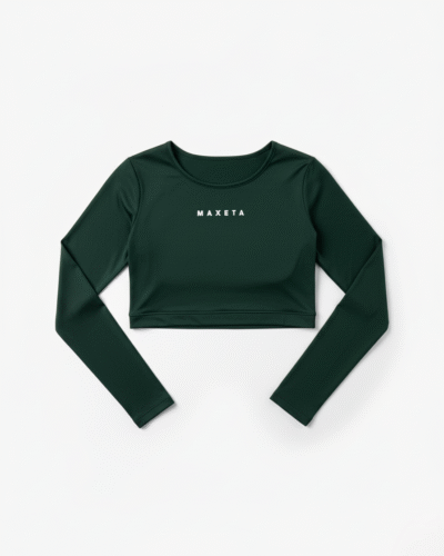 Crop Verde Compression | Mujer