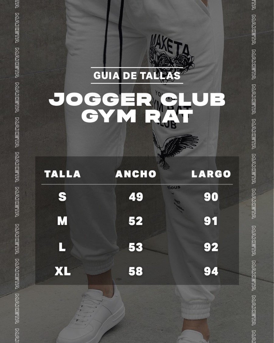 Jogger Rojo Gym Rat | Unisex - Imagen 4