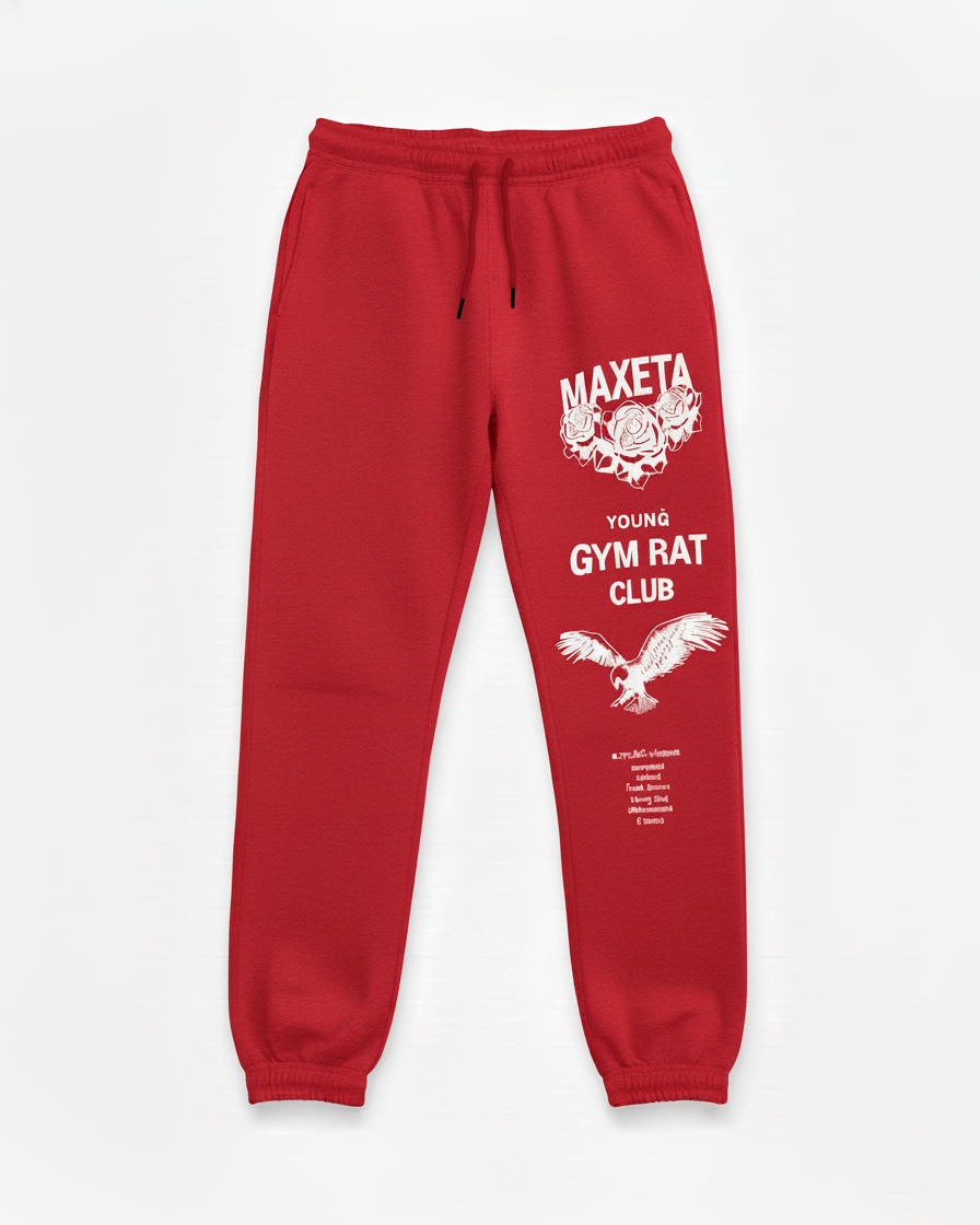 Jogger Rojo Gym Rat | Unisex