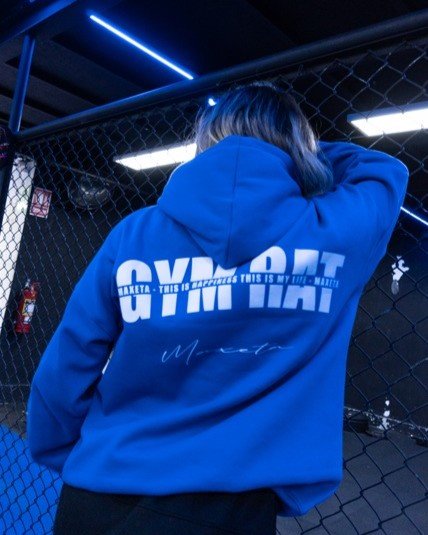 Polera Azul Gym Rat | Unisex - Imagen 3