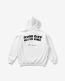 Polera Blanco con letras negras Gym Rat | Unisex