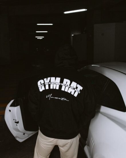 Polera Negro Gym Rat para Hombre