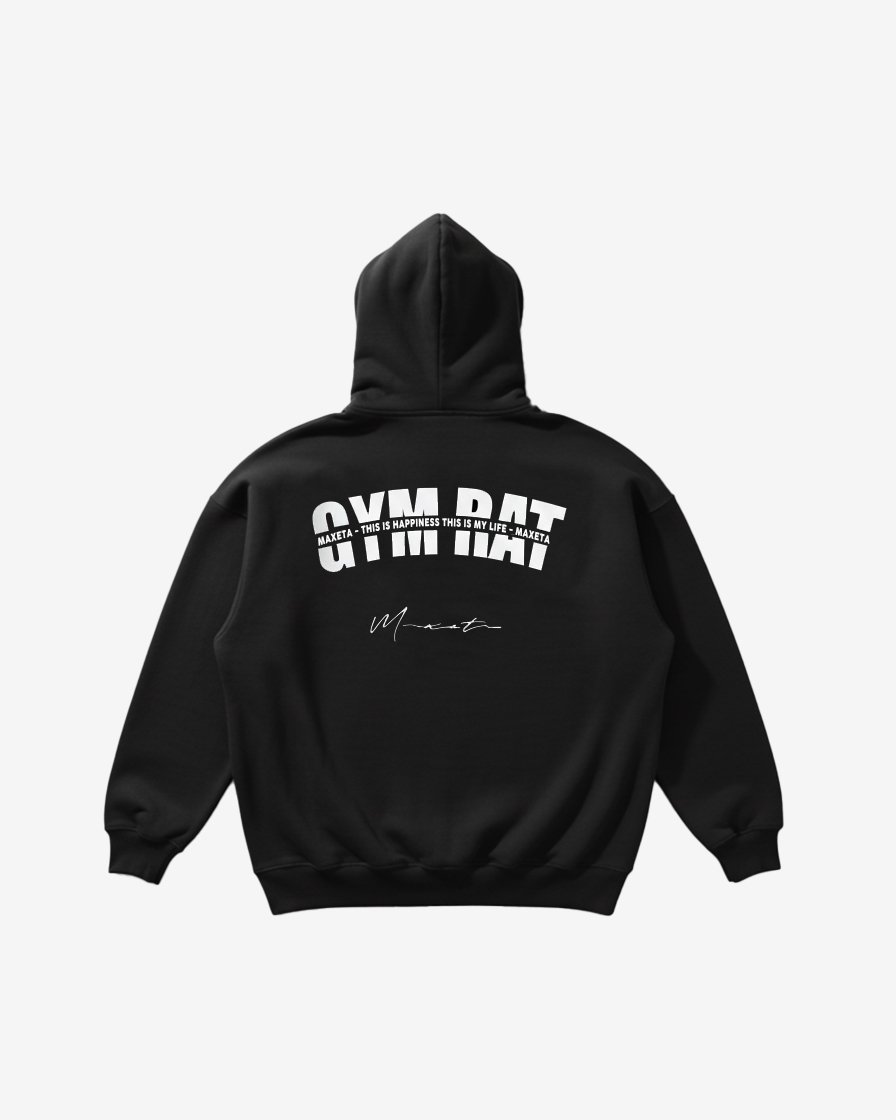 Polera Negro Gym Rat | Unisex