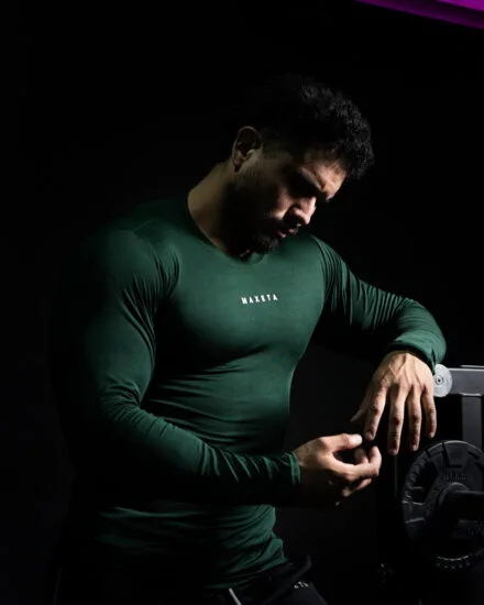 Polo Verde Compression Box de Hombre