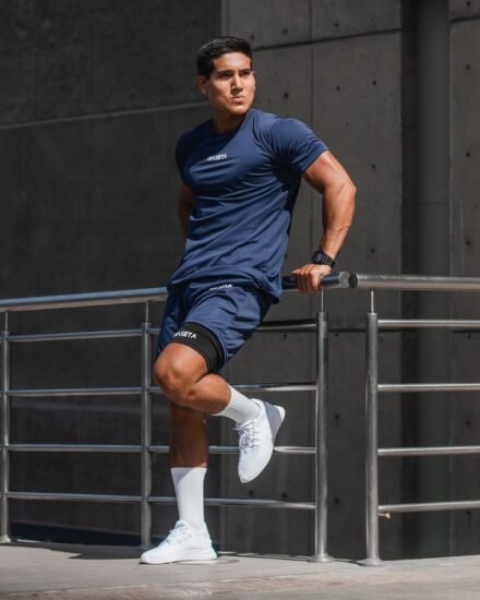 Polo Azul Smart para hombre