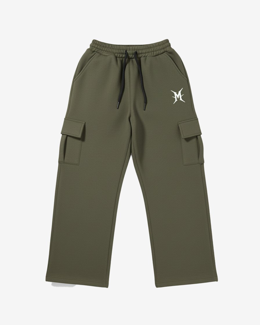 Jogger Verde Olivo Cargo Donfeco | Hombre