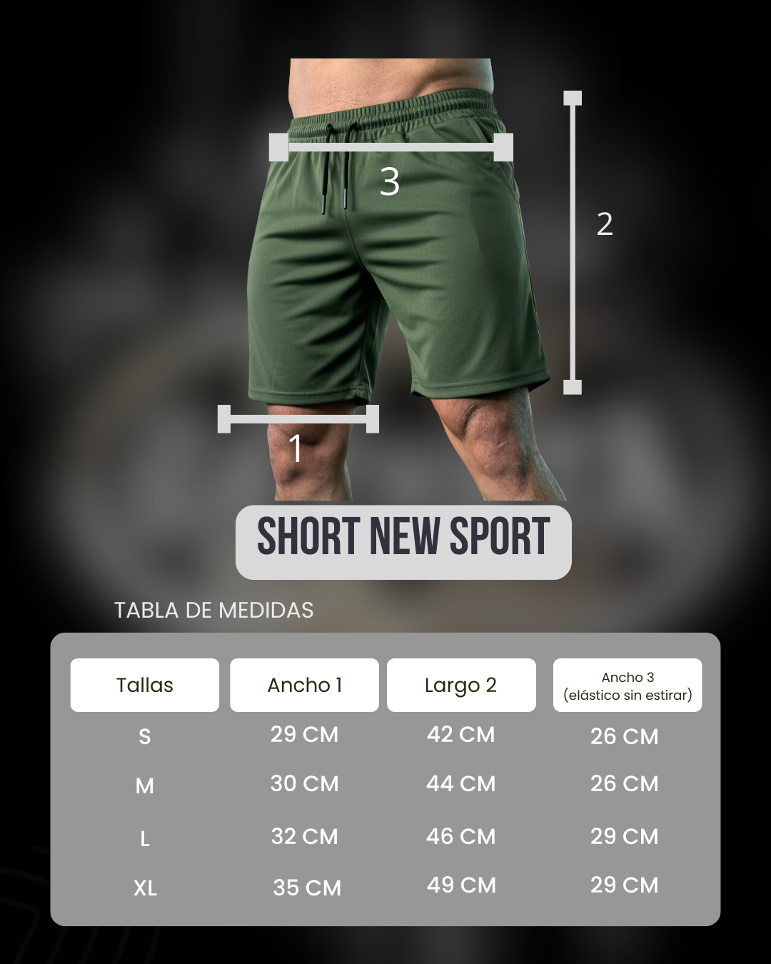 Short Gargola New Sport | Hombre - Imagen 3