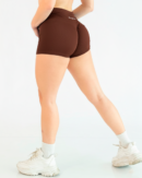 Short Marron Set Sculp | Mujer