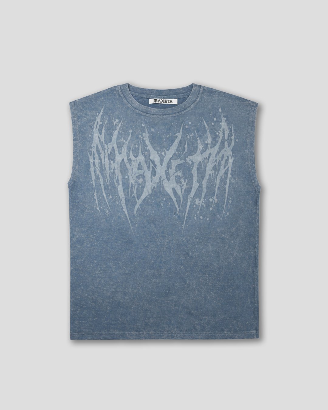 Crop Celeste Acidwash | Hombre