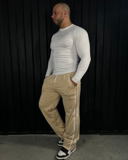 Jogger Beige Baggy Modern para Hombre