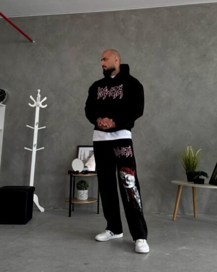 Jogger Negro Baky New para Hombre