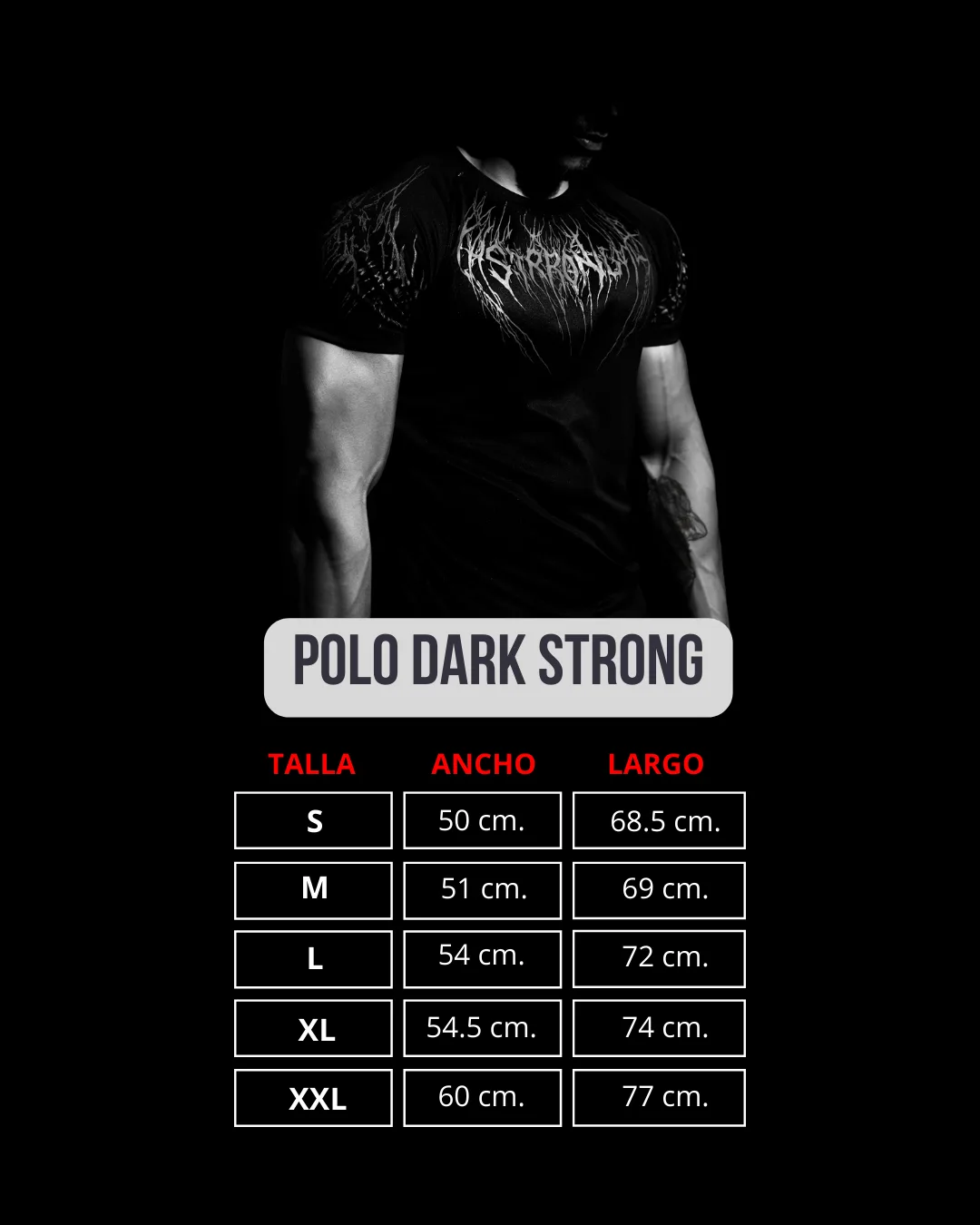 Polo Negro Dark Strong | Hombre - Imagen 6