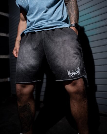 Short Focalizado AcidWash para Hombre