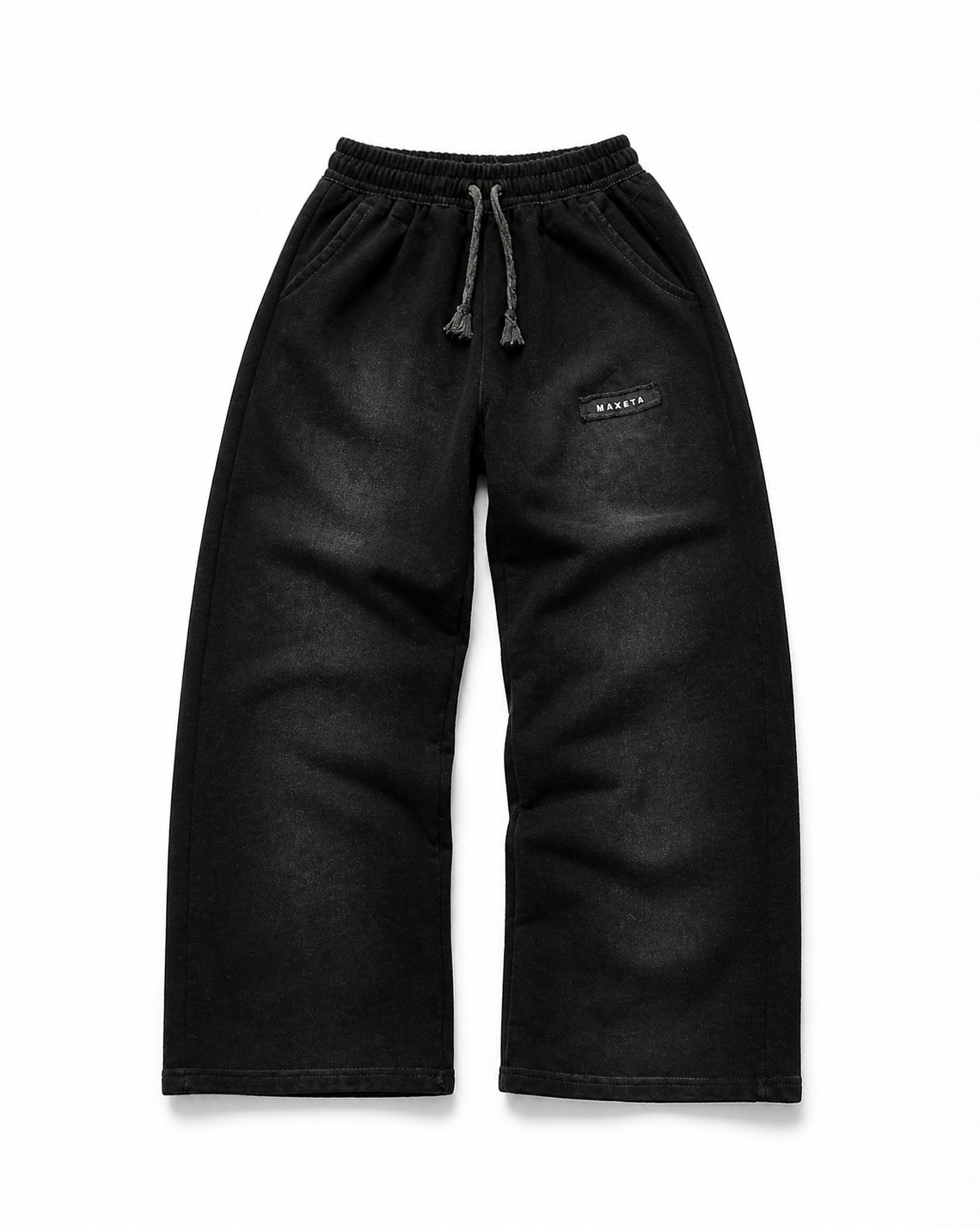 JOGGER WASH NEGRO MAXETA